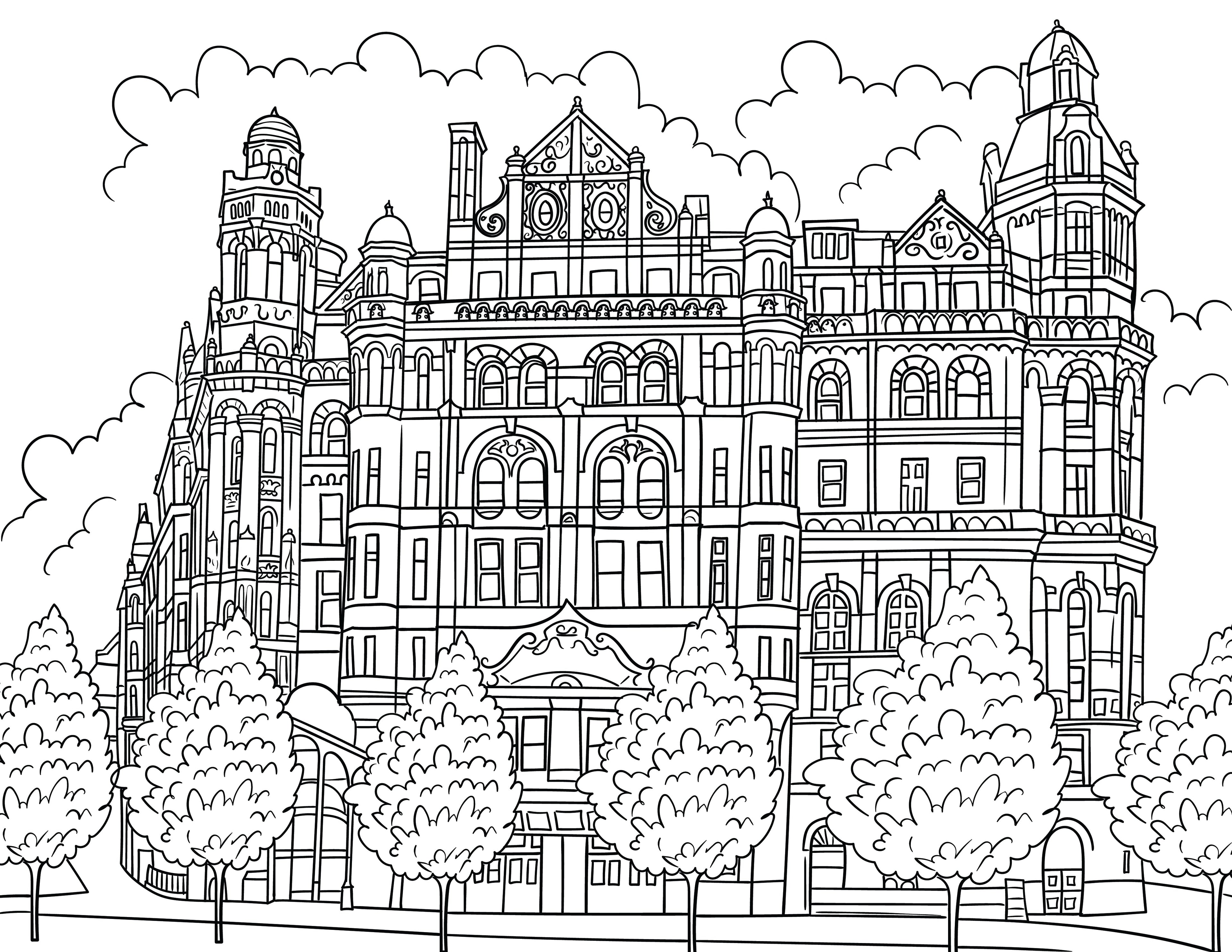 Manchester Colouring Book (A4)