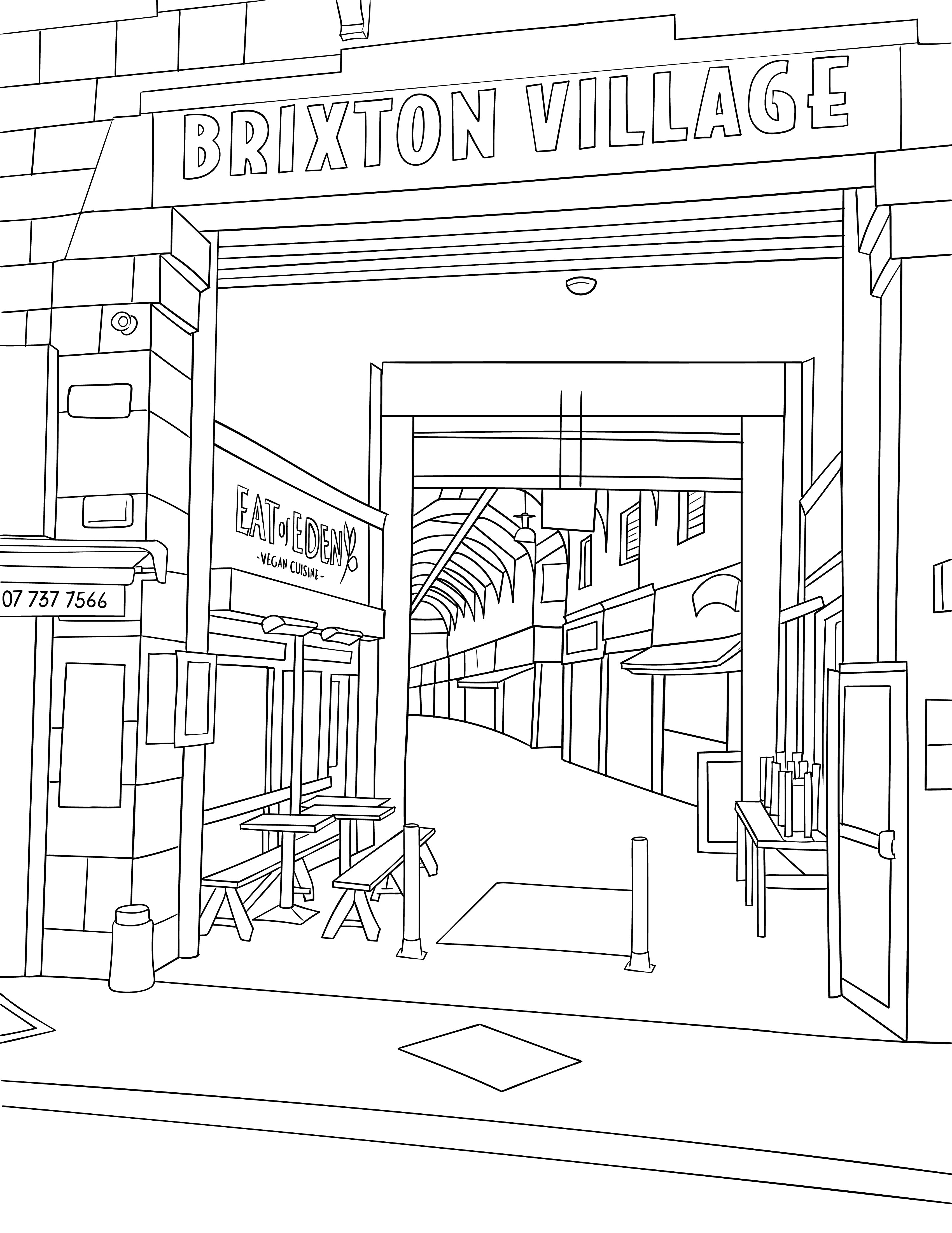 Brixton Colouring Book (A4)