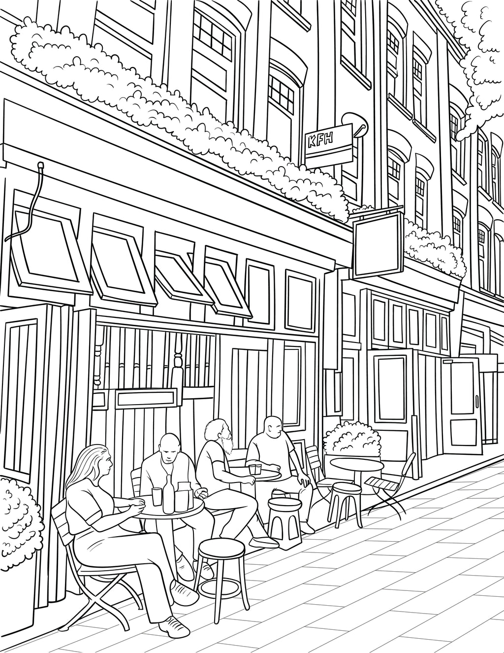 Clapham Colouring Book (A4)