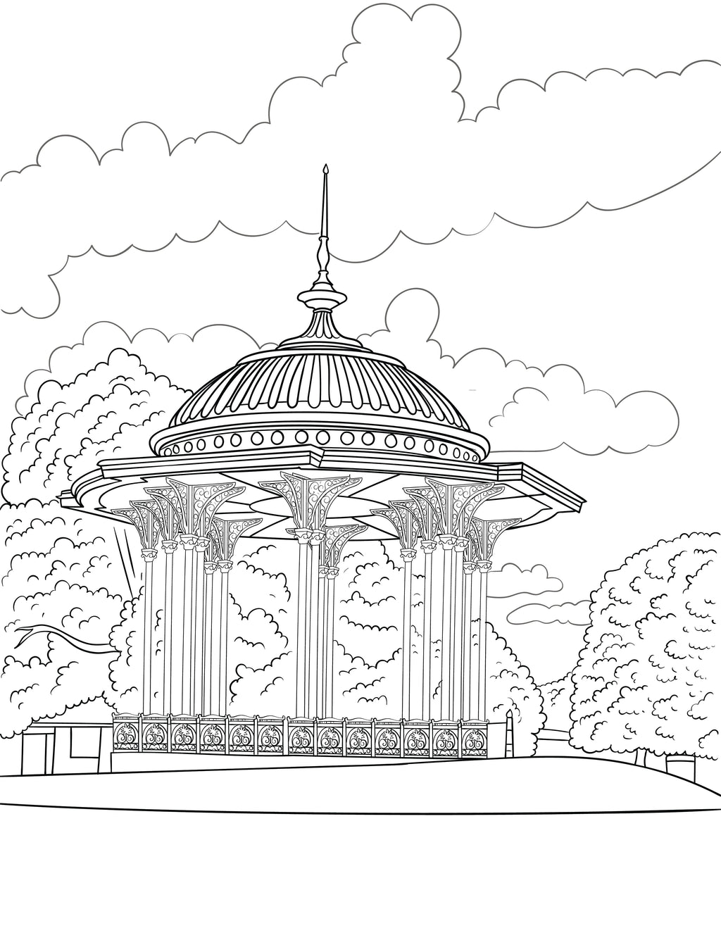 Clapham Colouring Book (A4)