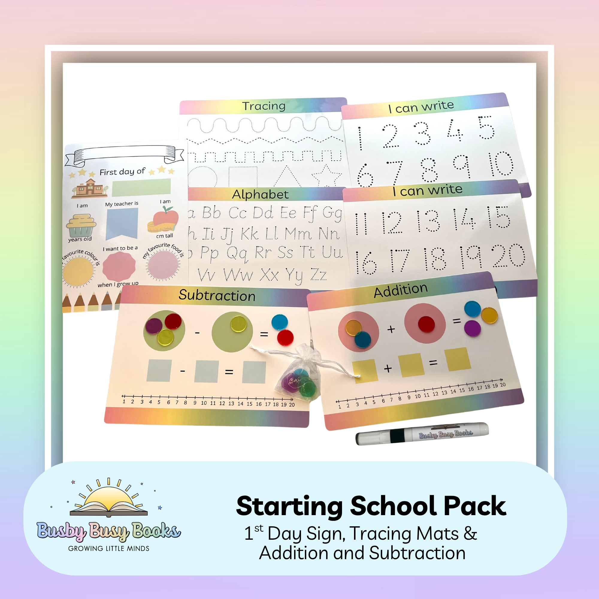 Starting School Pack