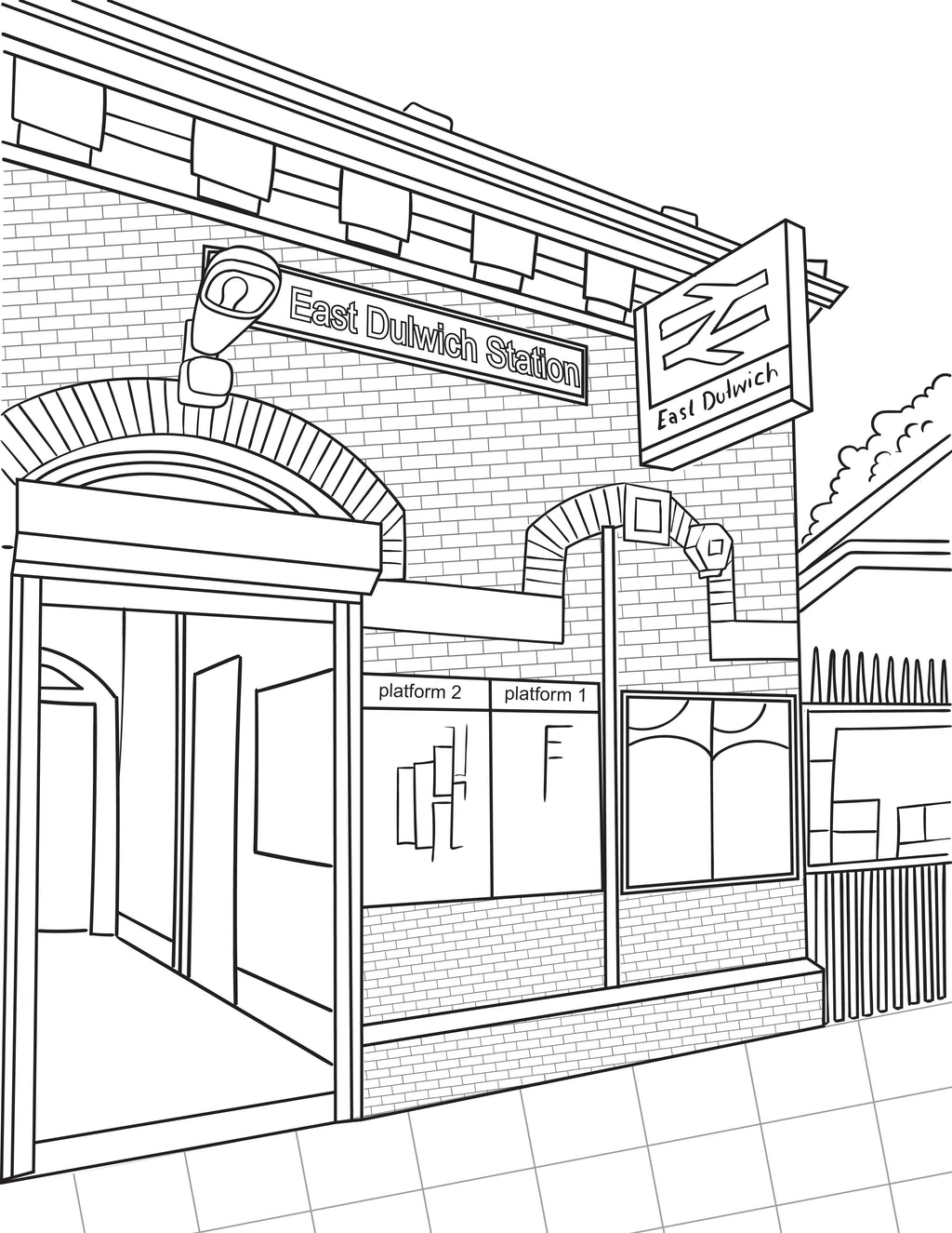 East Dulwich Colouring Book (A4)