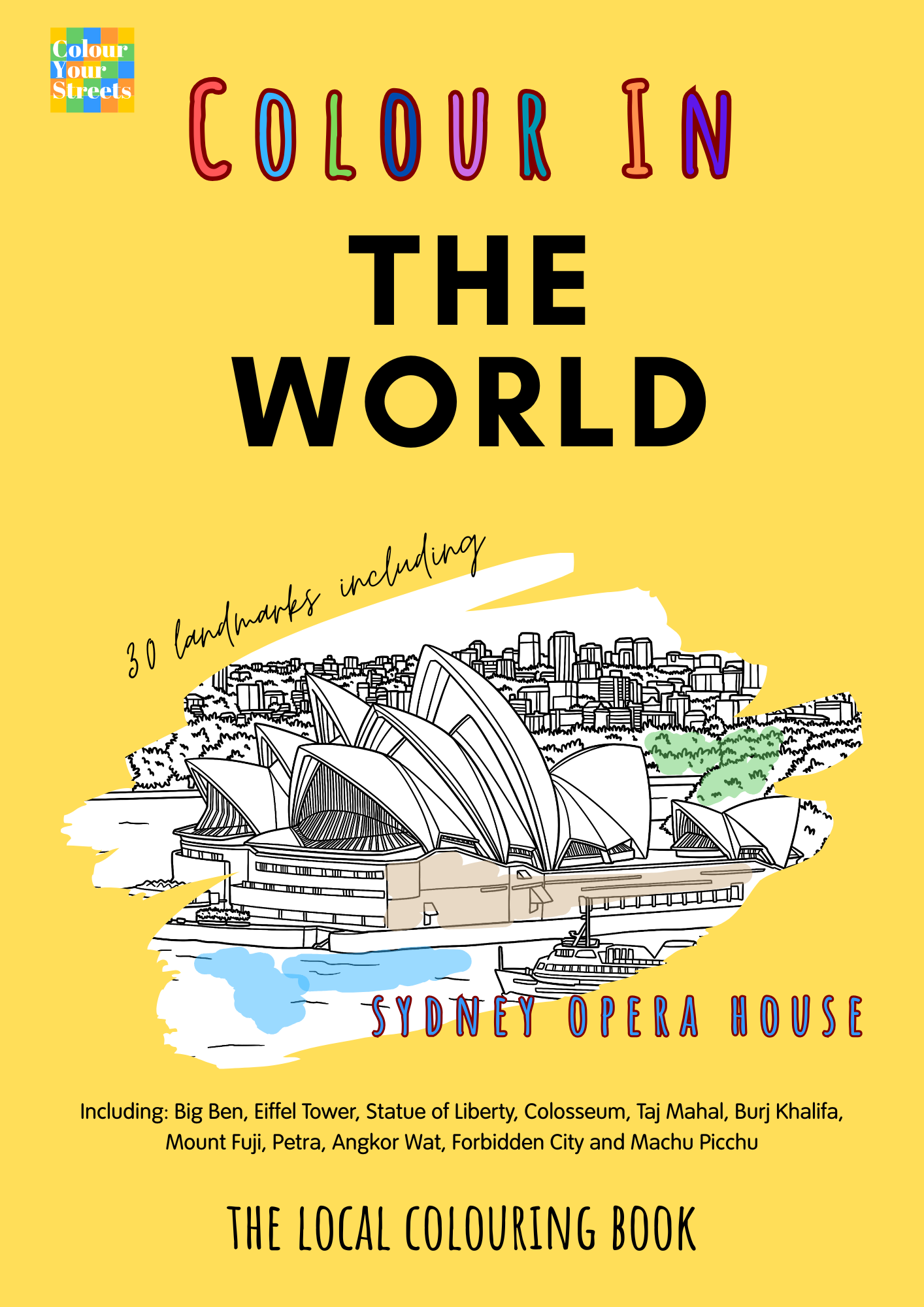 World Colouring Book (A4)