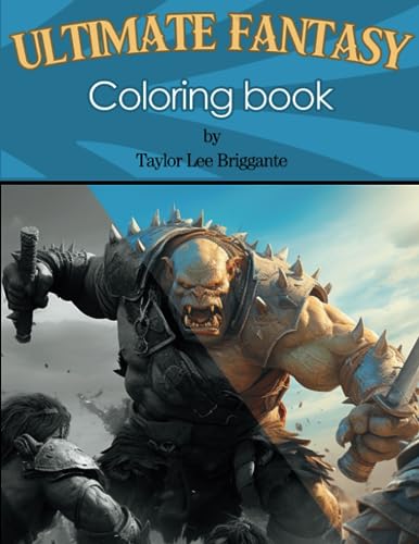 Briggant - Ultimate Fantasy Coloring Book  Old School Fantasy Coloring