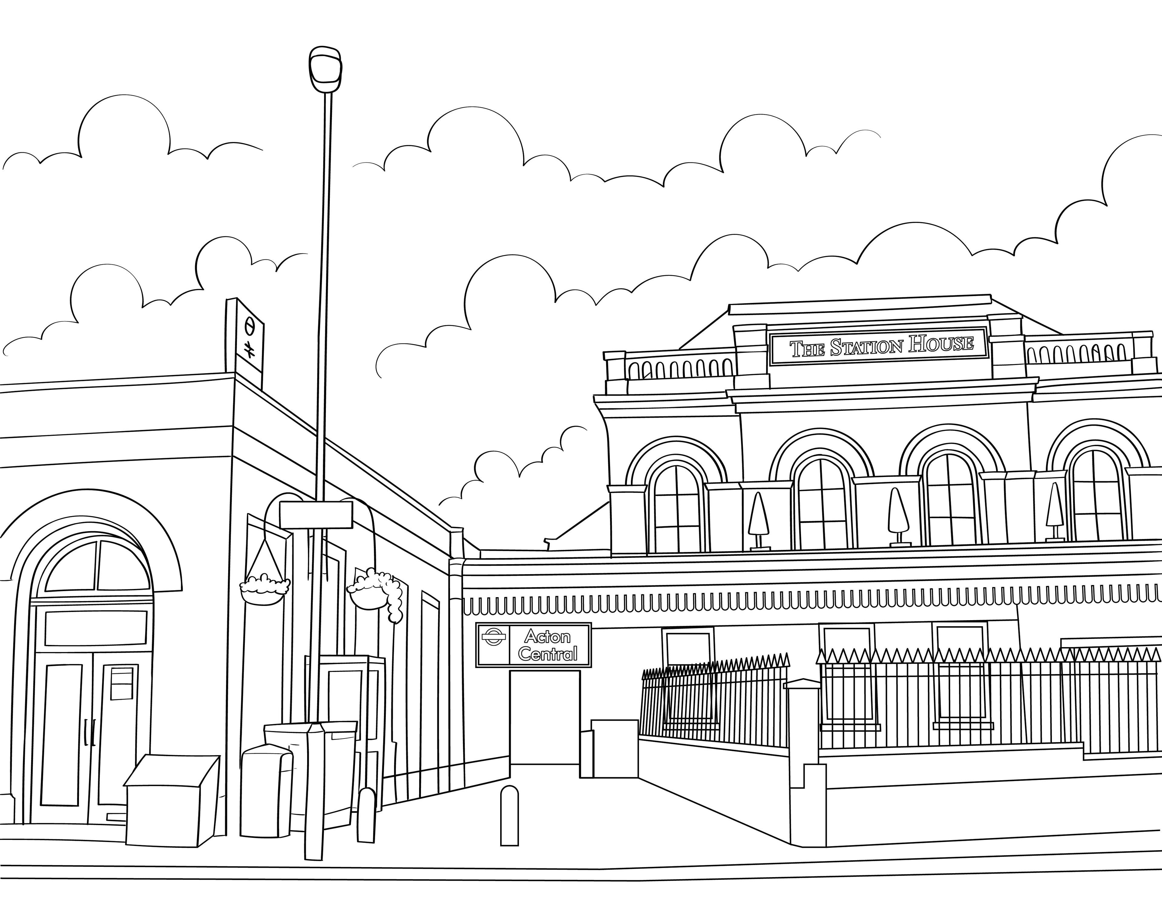 Acton Colouring Book (A4)