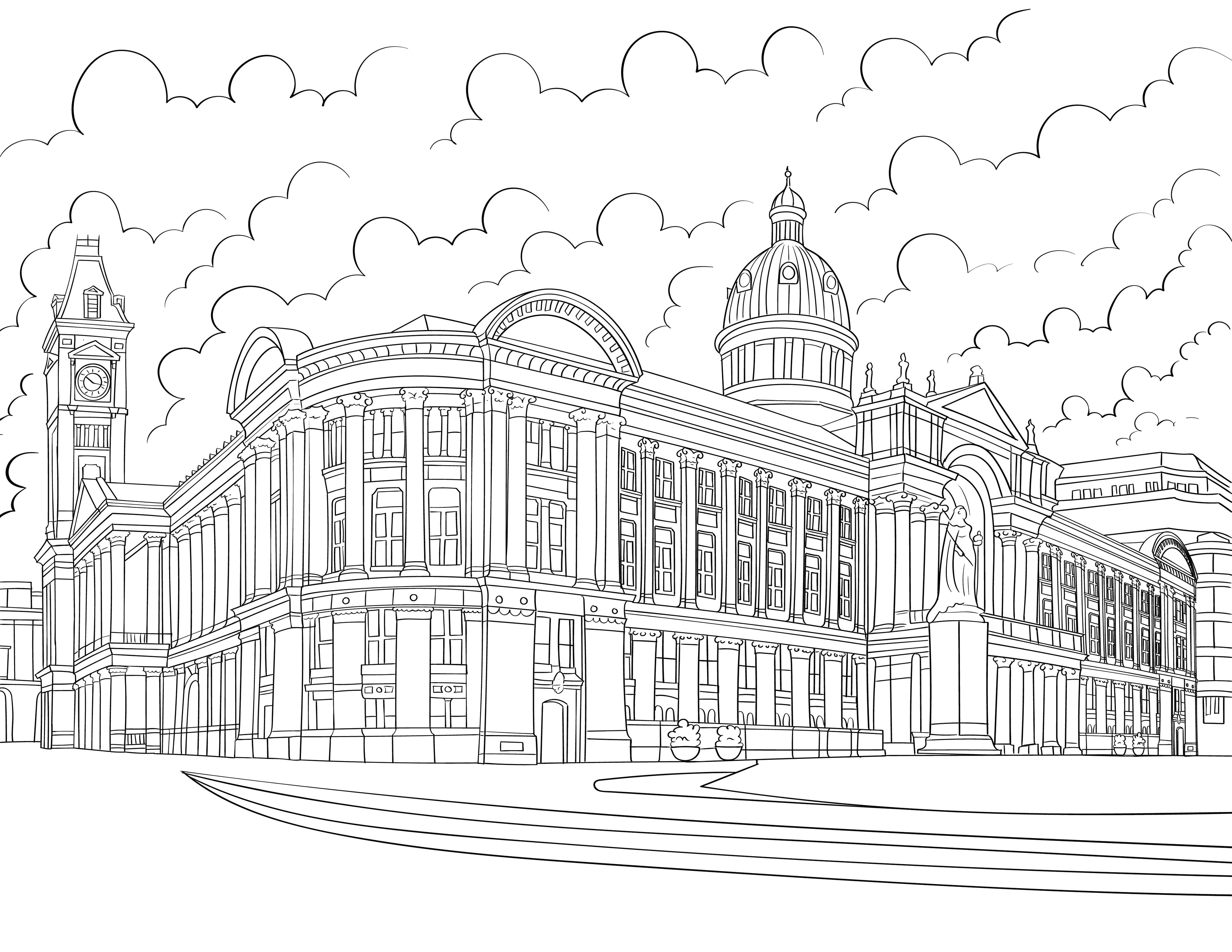 Birmingham Colouring Book (A4)