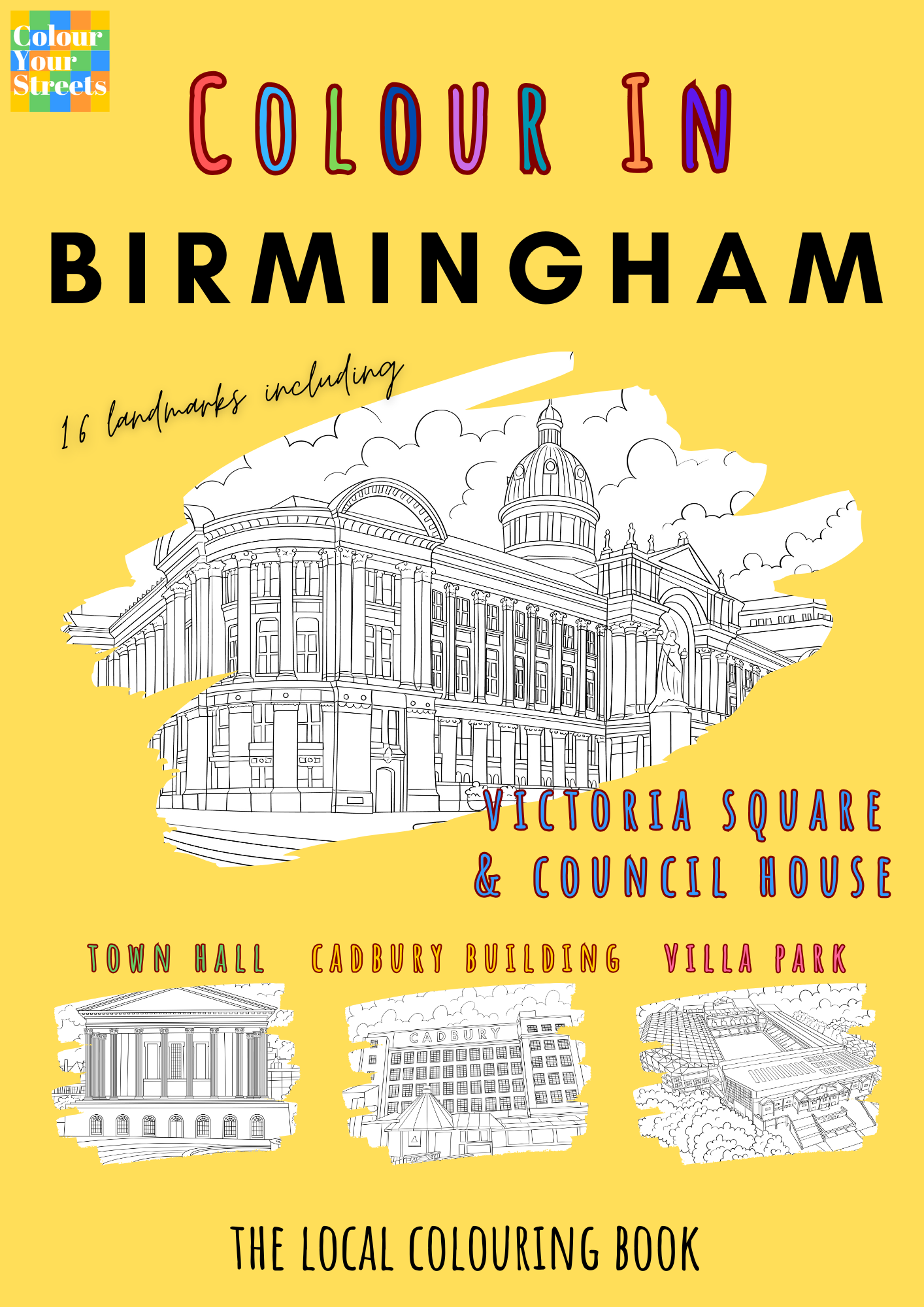 Birmingham Colouring Book (A4)
