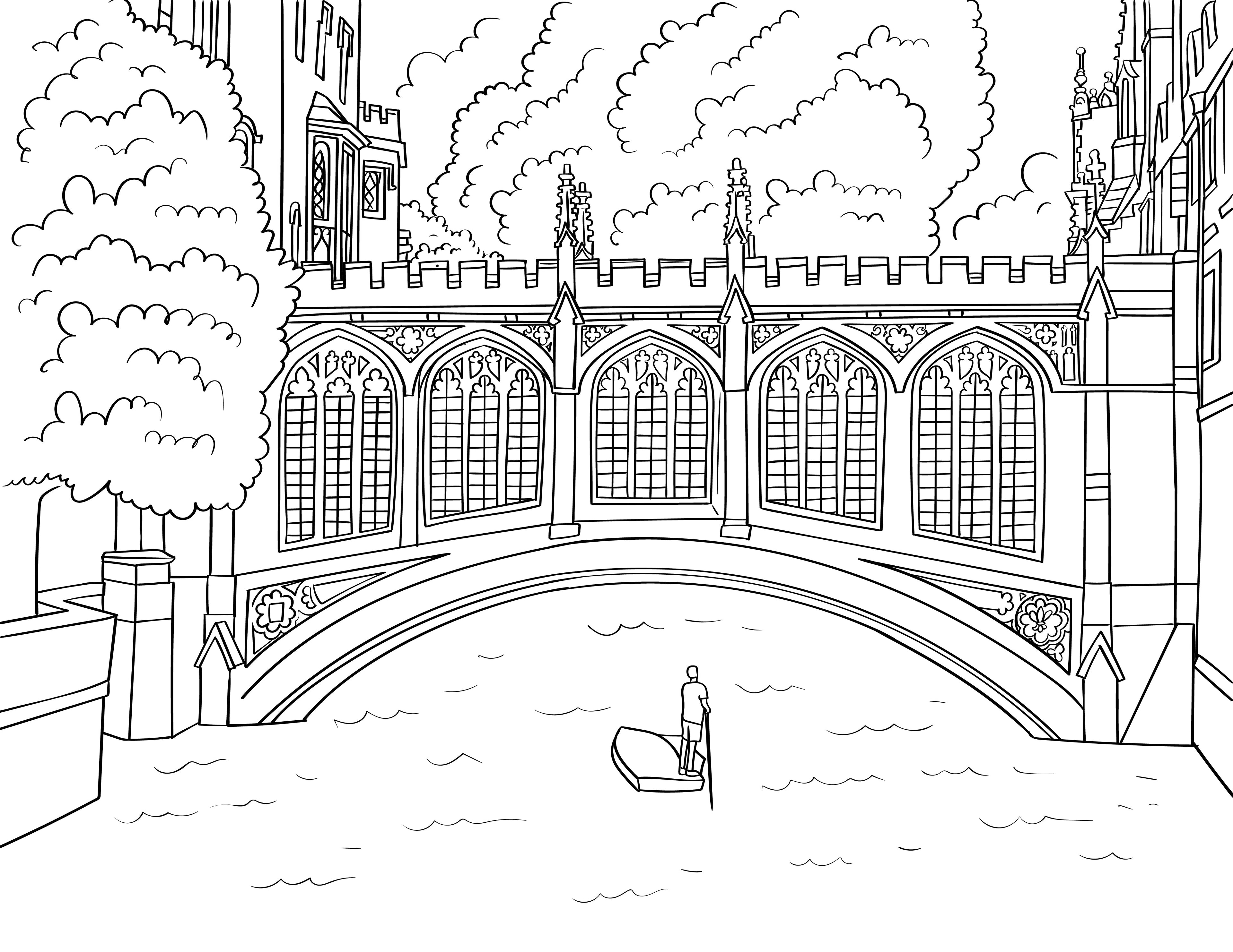 Cambridge Colouring Book (A4)