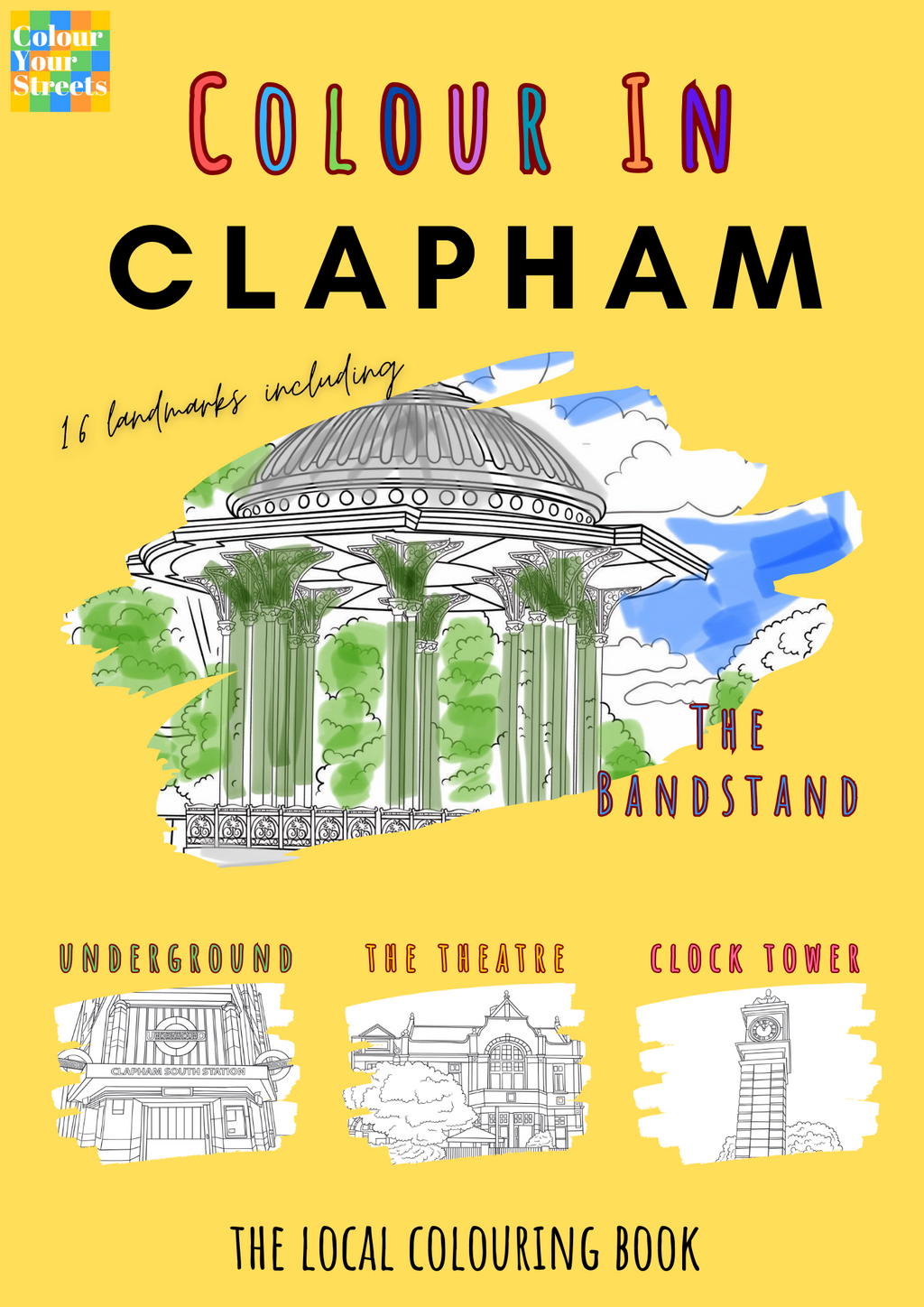 Clapham Colouring Book (A4)