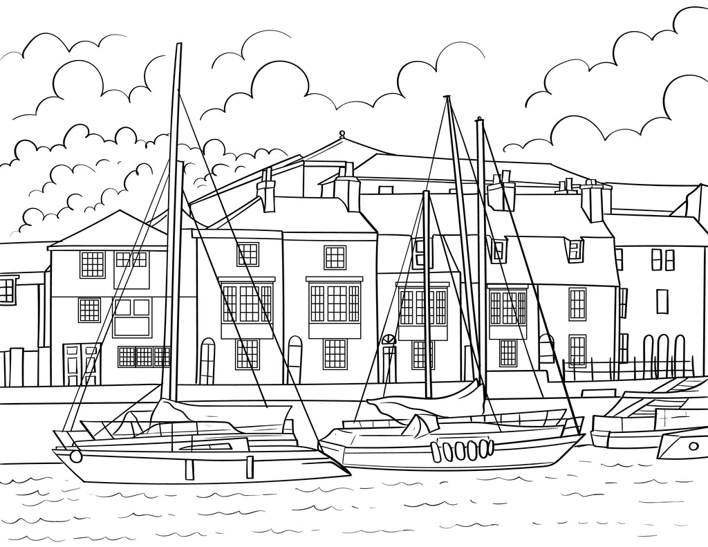 Dorset Colouring Book (A4)
