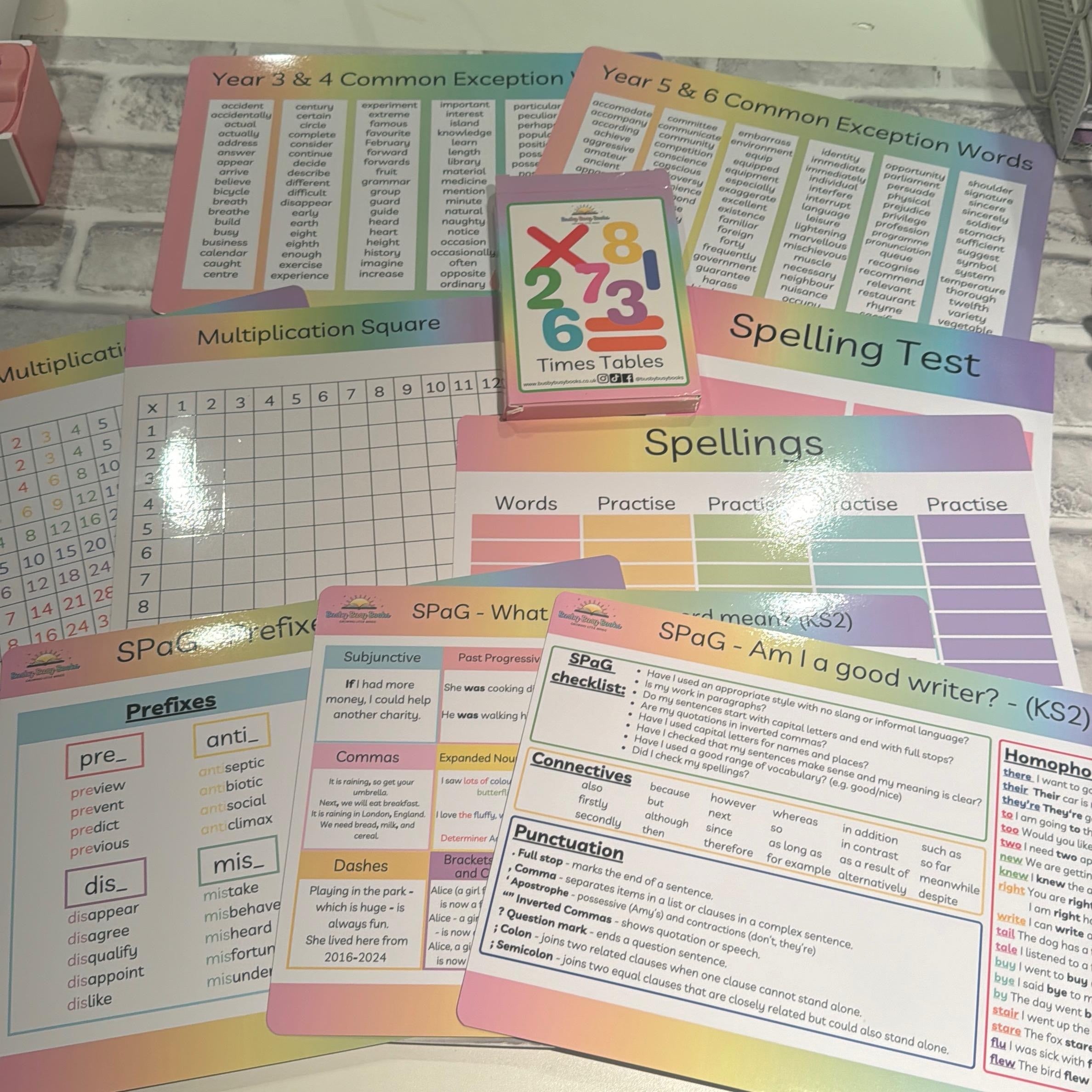 KS2 Bundle - years 3, 4, 5 and 6 - Age 7-11 - English and Maths