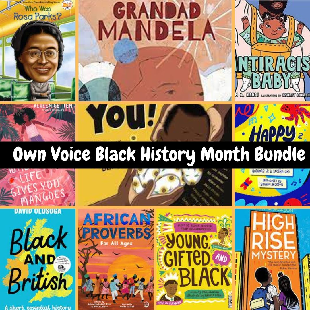 Own Voice Black History Month Book Bundle EYFS KS2 Educational Books