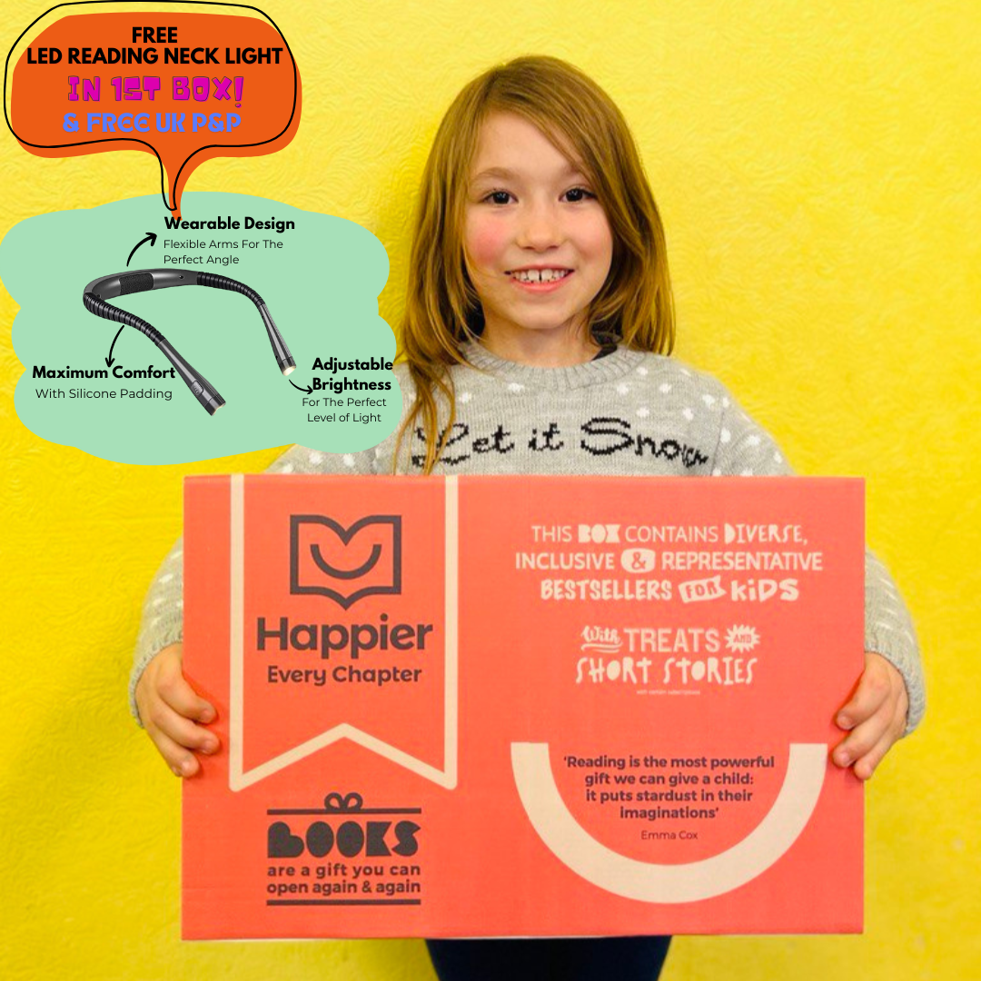 Little Literates Book Box Gift for Kids 4 - 7 years old | Christmas Gifts | Birthday Gifts | Hug in a Box for Children | Bookworm Gifts