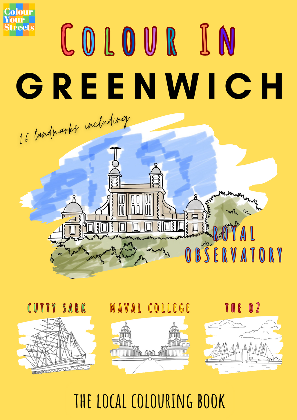 Greenwich Colouring Book (A4)