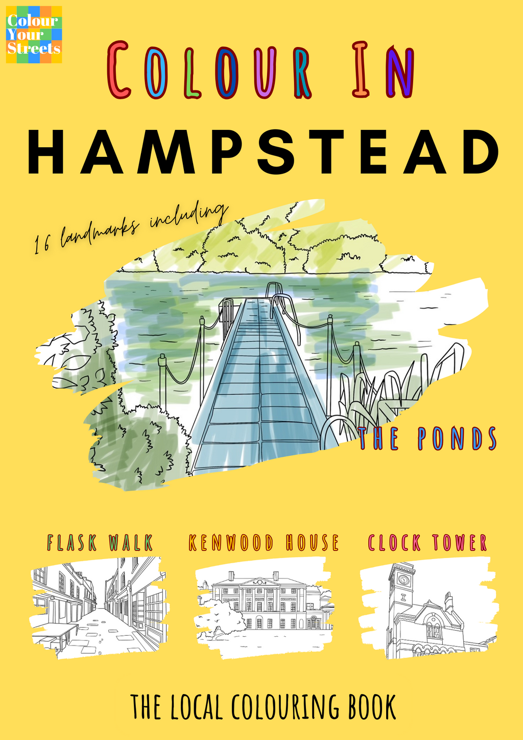 Hampstead Colouring Book (A4)
