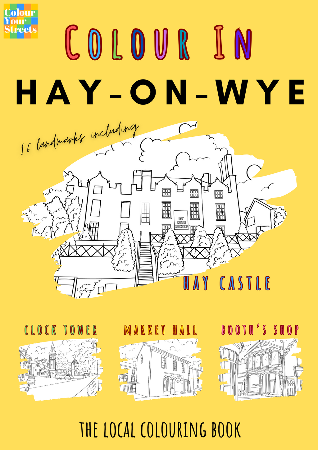 Hay-on-Wye Colouring Book (A4)