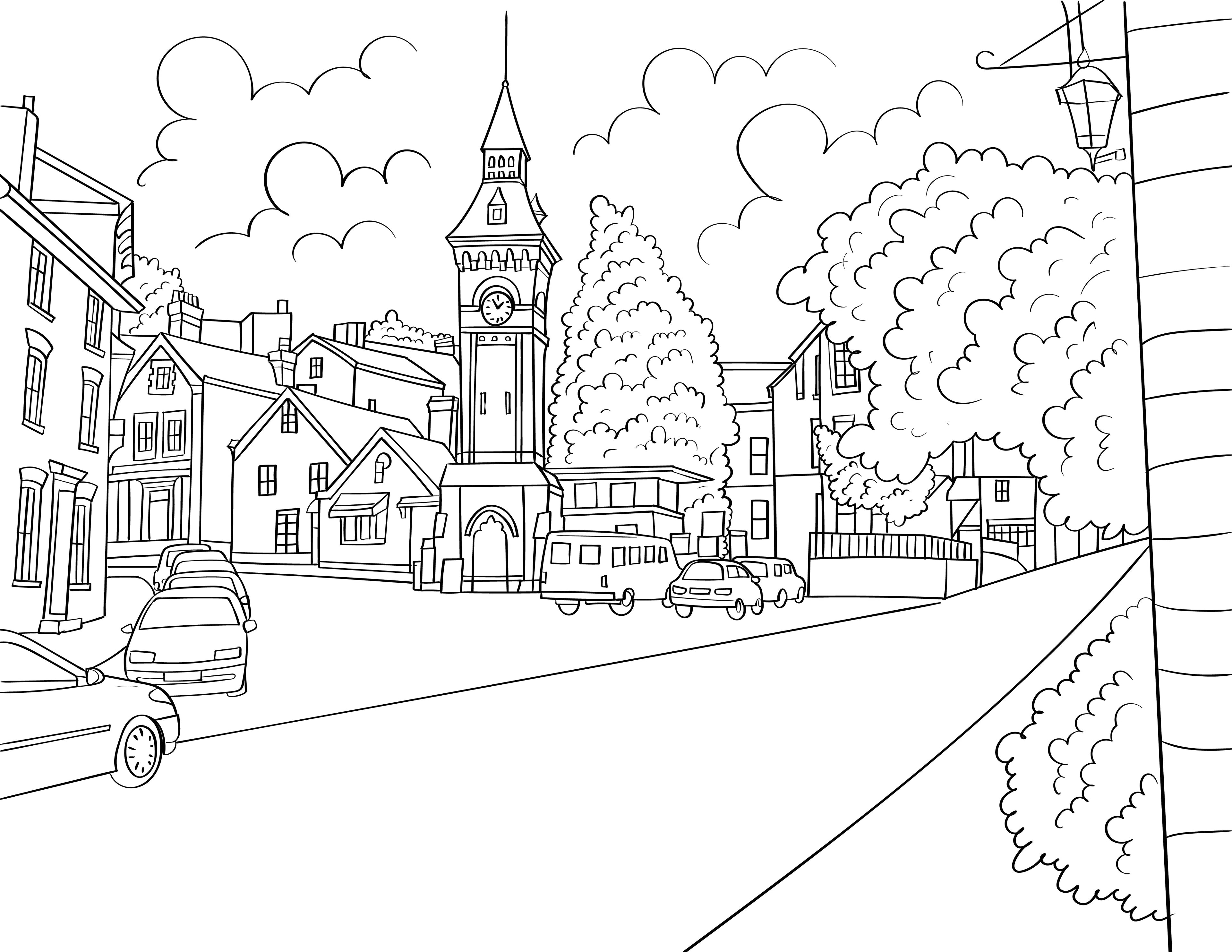 Hay-on-Wye Colouring Book (A4)