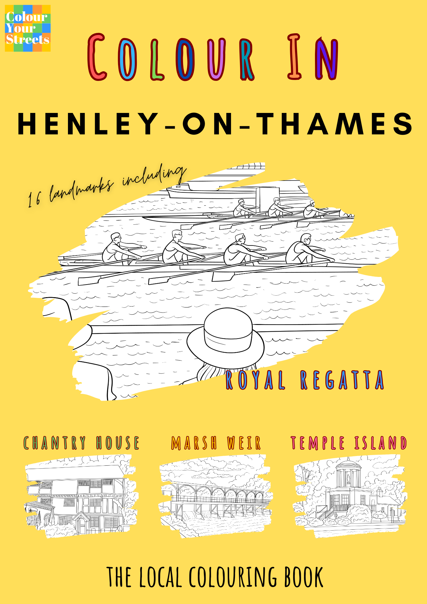 Henley On Thames Colouring Book (A4)