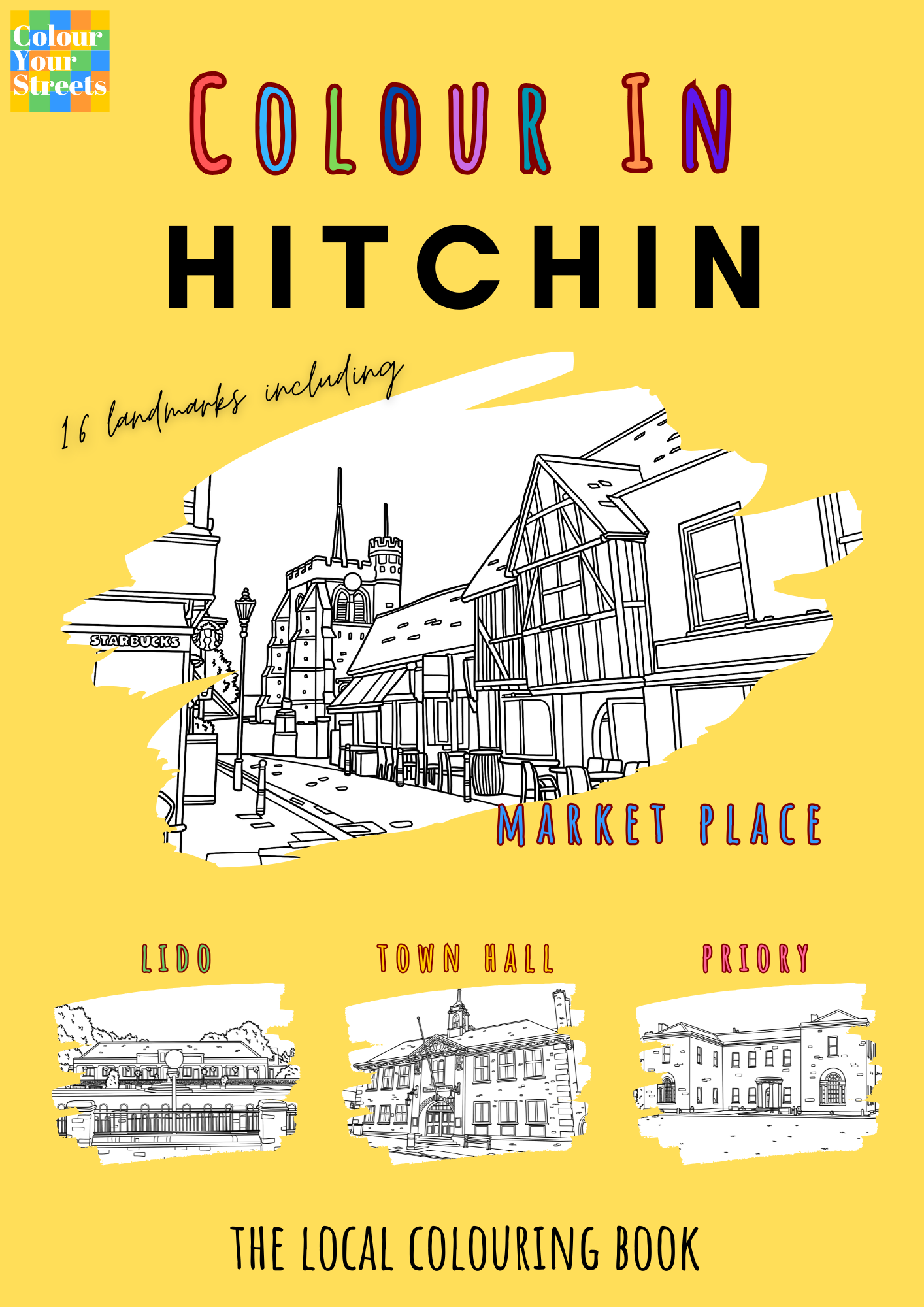 Hitchin Colouring Book (A4)