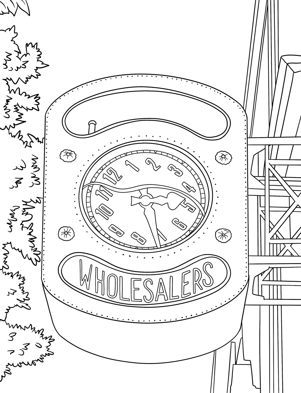 Stoke Newington Colouring Book (A4)