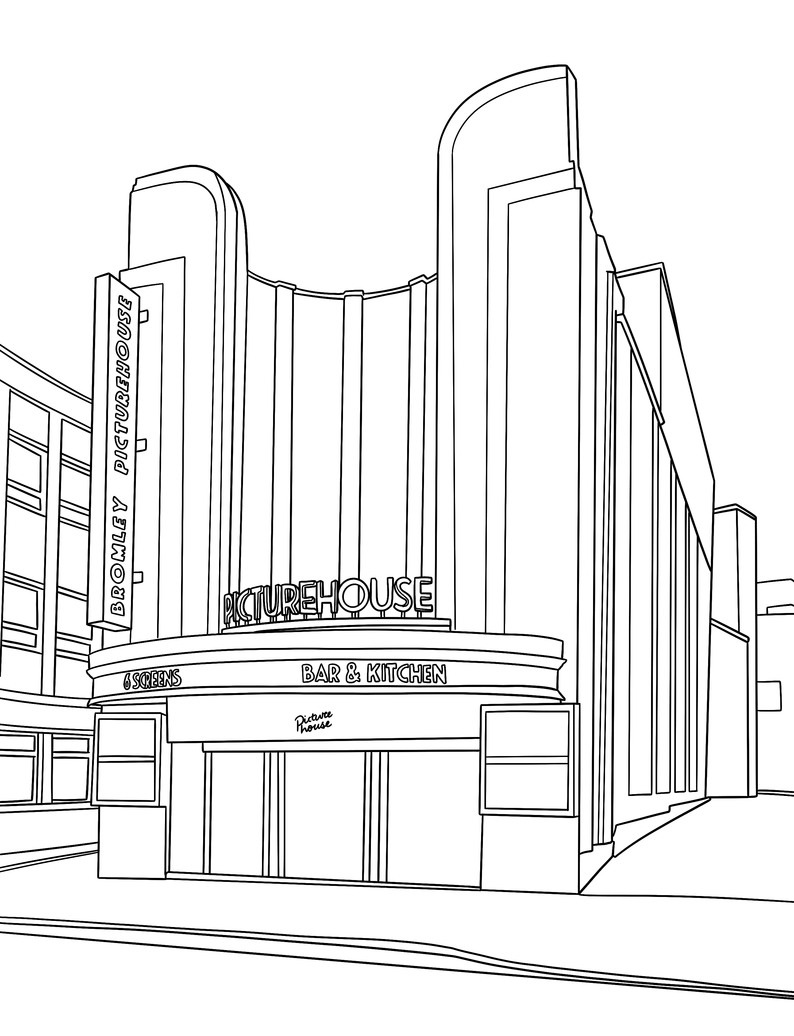 Bromley Colouring Book (A4)