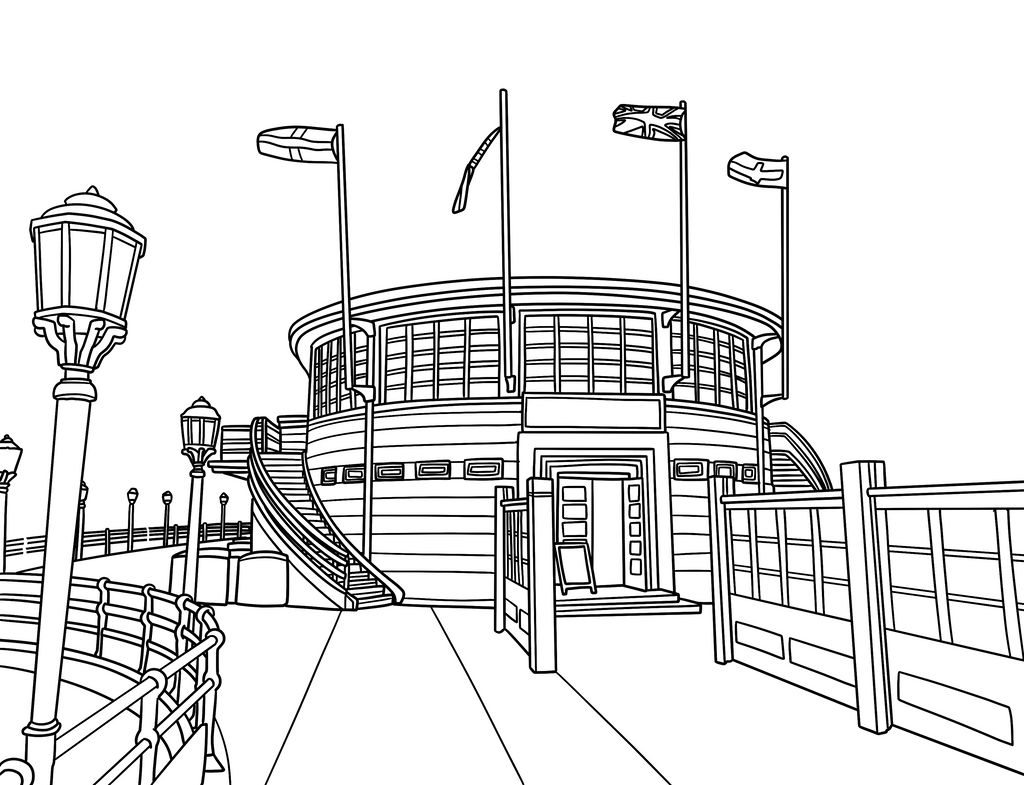 Worthing Colouring Book (A4)