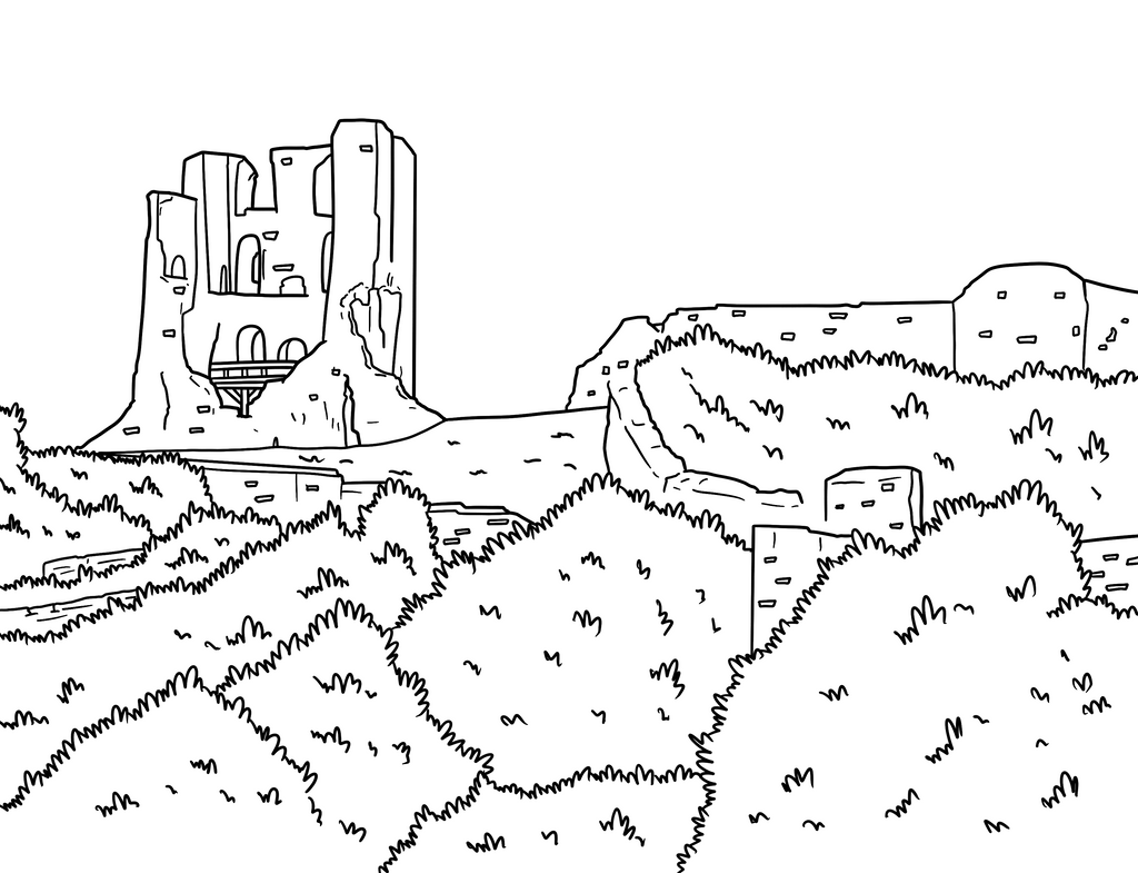 Scarborough Colouring Book (A4)