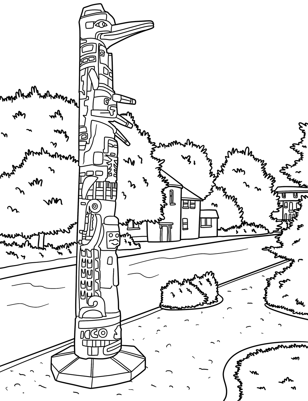Berkhamsted Colouring Book (A4)