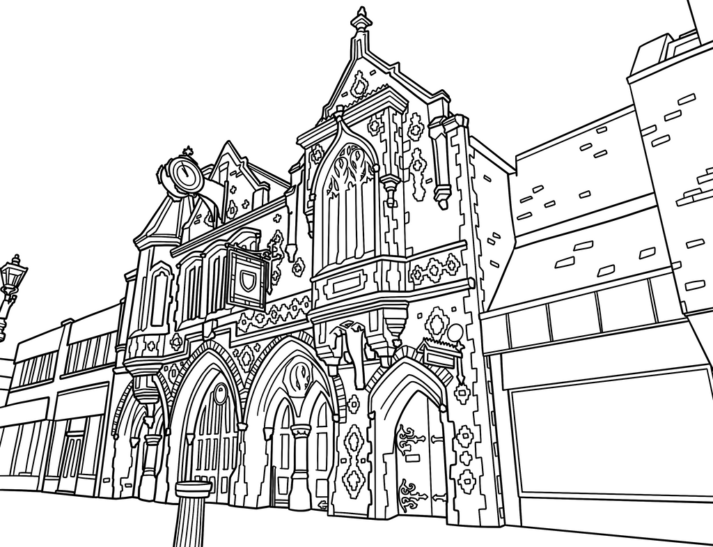 Berkhamsted Colouring Book (A4)