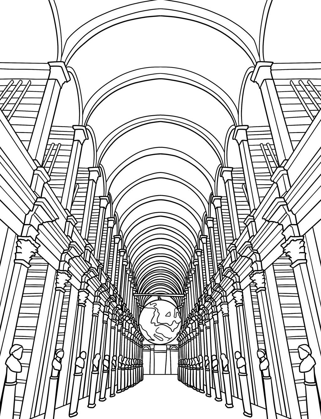 Dublin Colouring Book (A4)