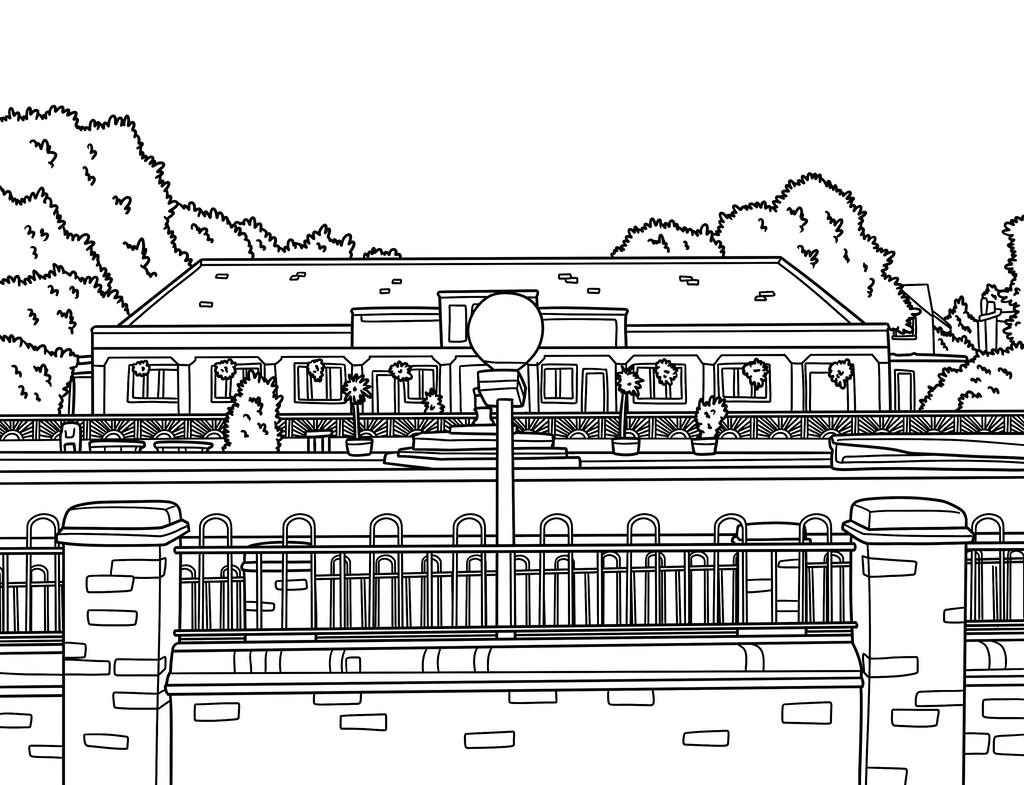 Hitchin Colouring Book (A4)