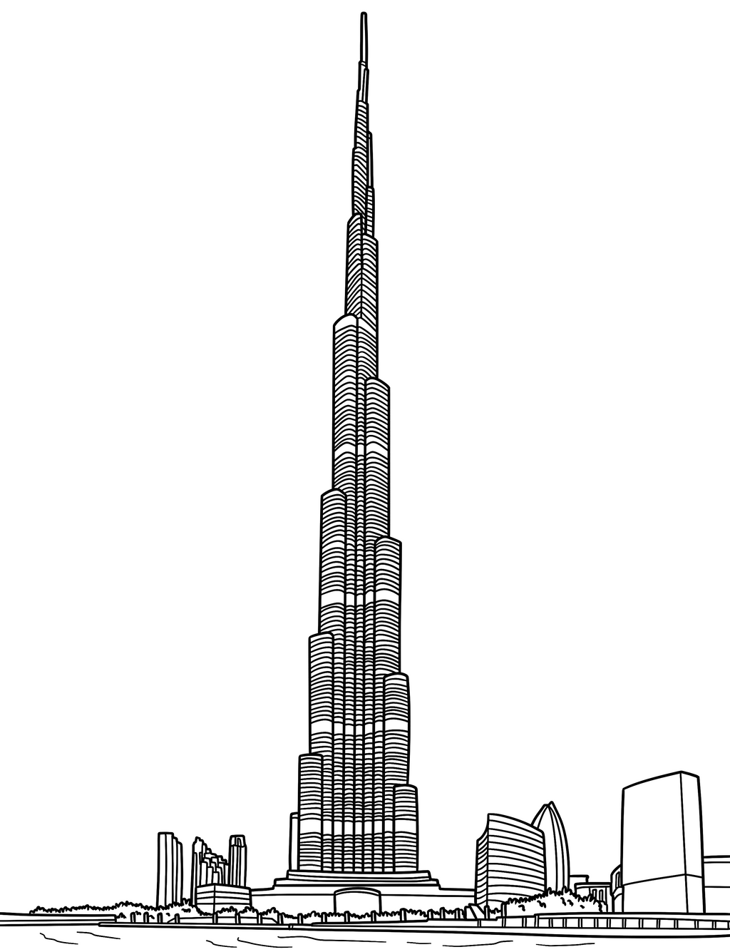 World Colouring Book (A4)