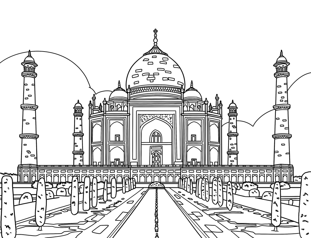 World Colouring Book (A4)