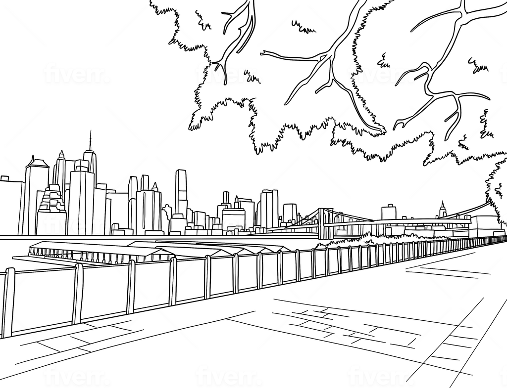 Brooklyn Coloring Book (A4)
