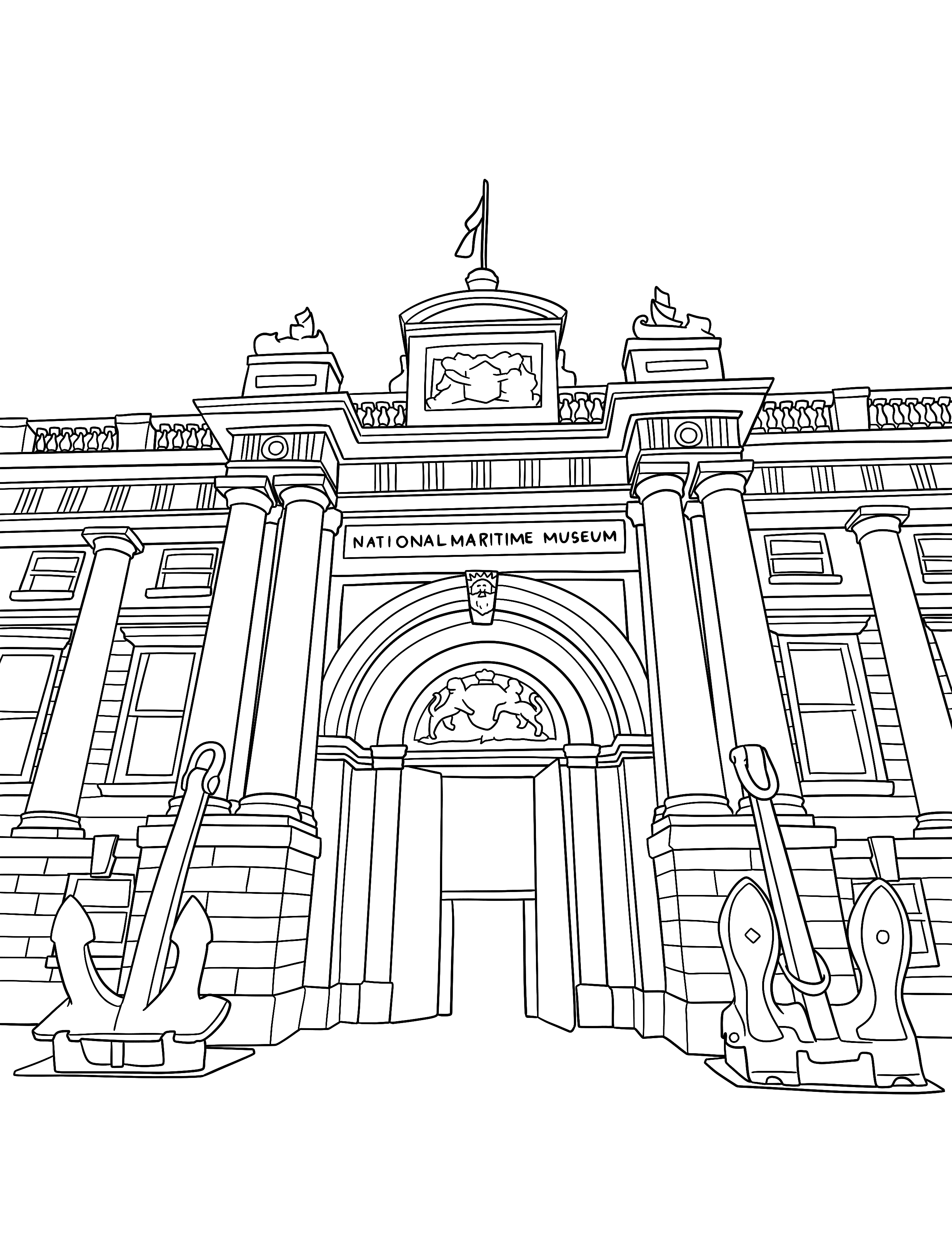 Greenwich Colouring Book (A4)