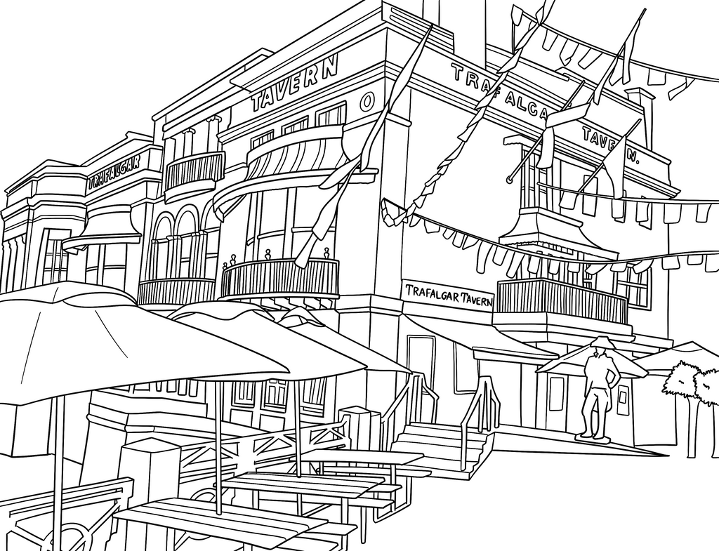 Greenwich Colouring Book (A4)