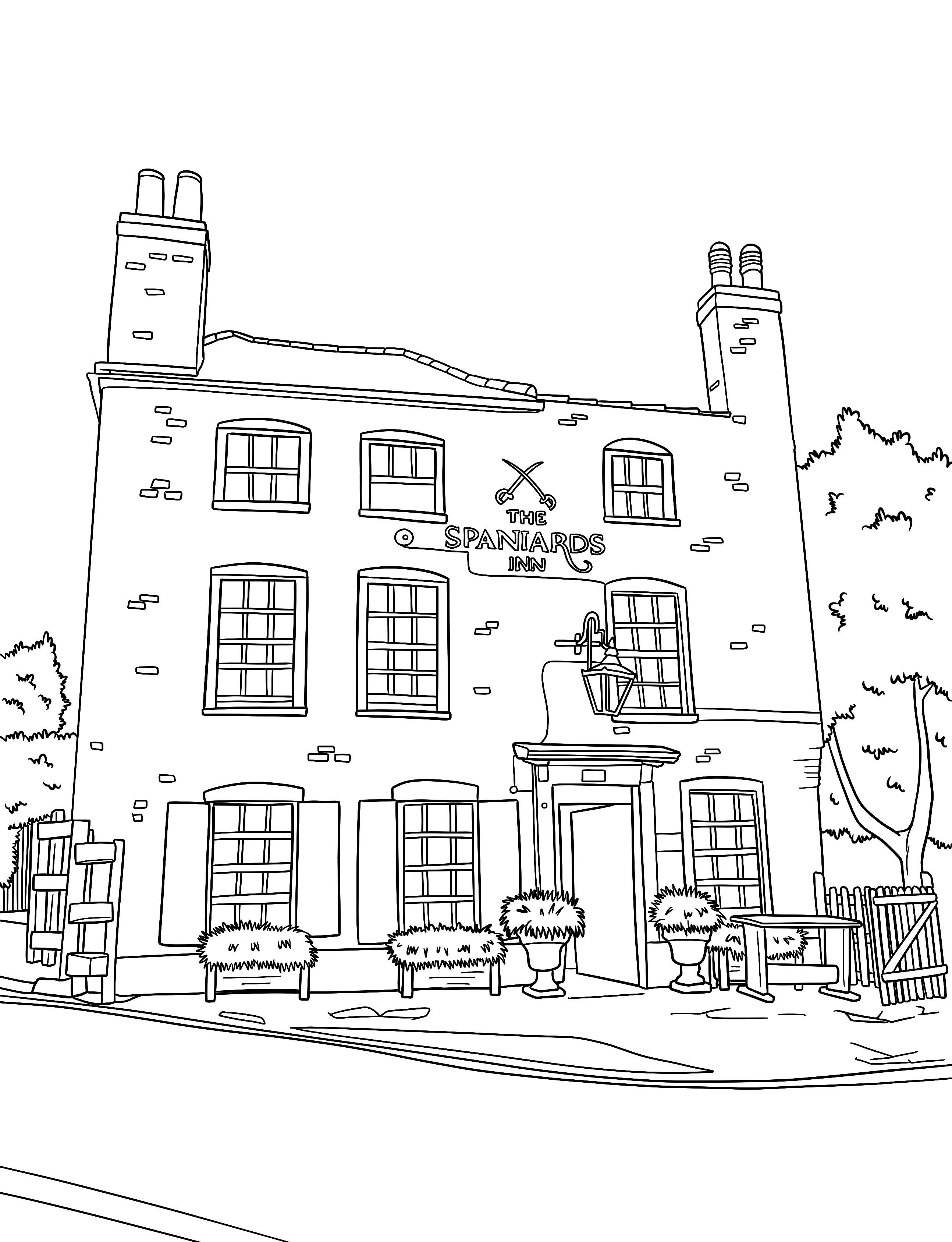 Hampstead Colouring Book (A4)