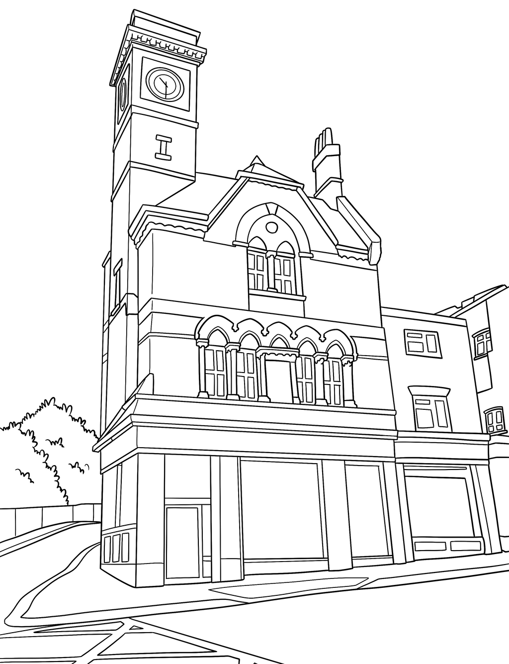 Hampstead Colouring Book (A4)