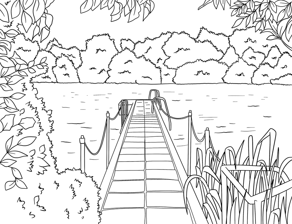 Hampstead Colouring Book (A4)