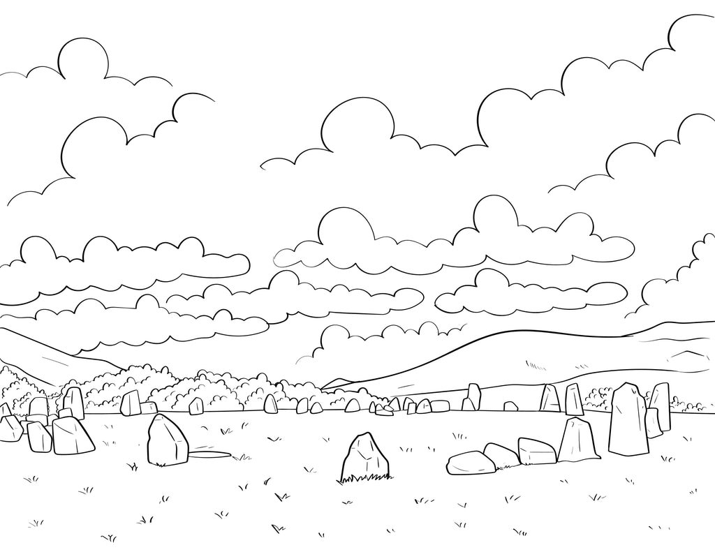 Lake District Colouring Book (A4)