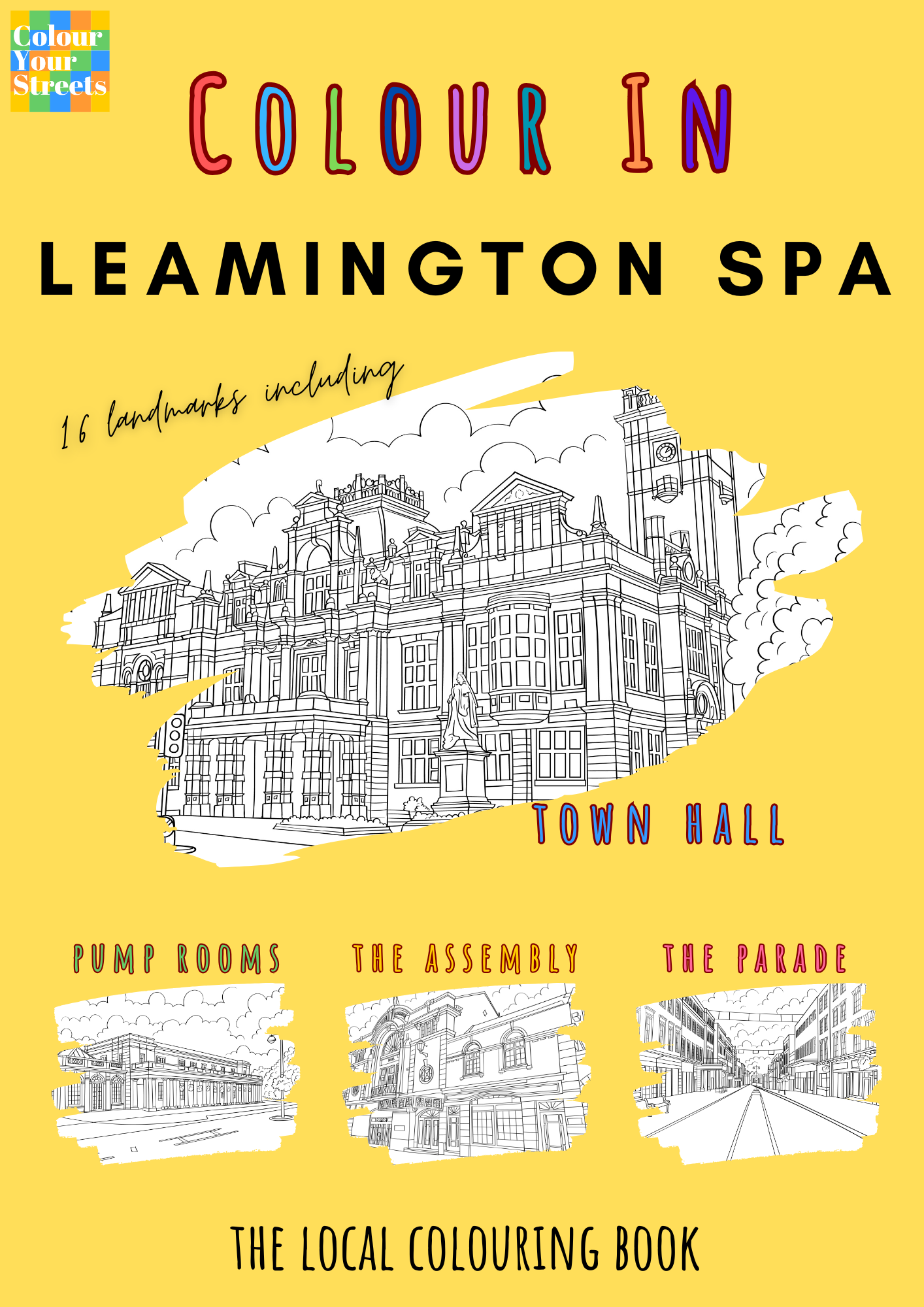 Leamington Spa Colouring Book (A4)