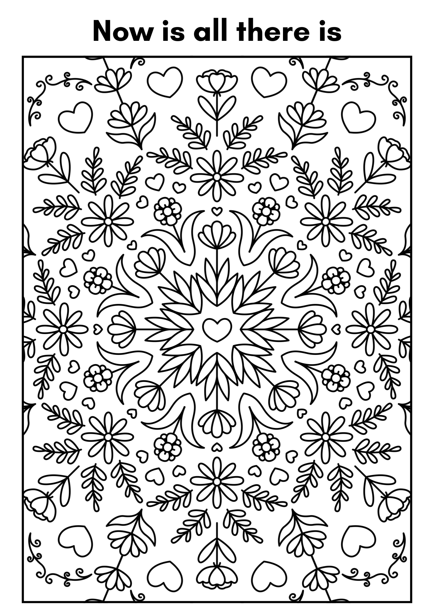 Mindful Colouring Book (A4)