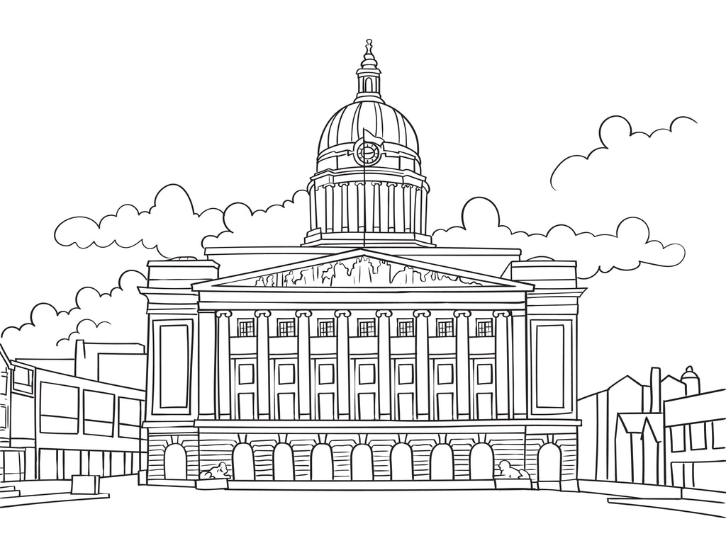 Nottingham Colouring Book (A4)