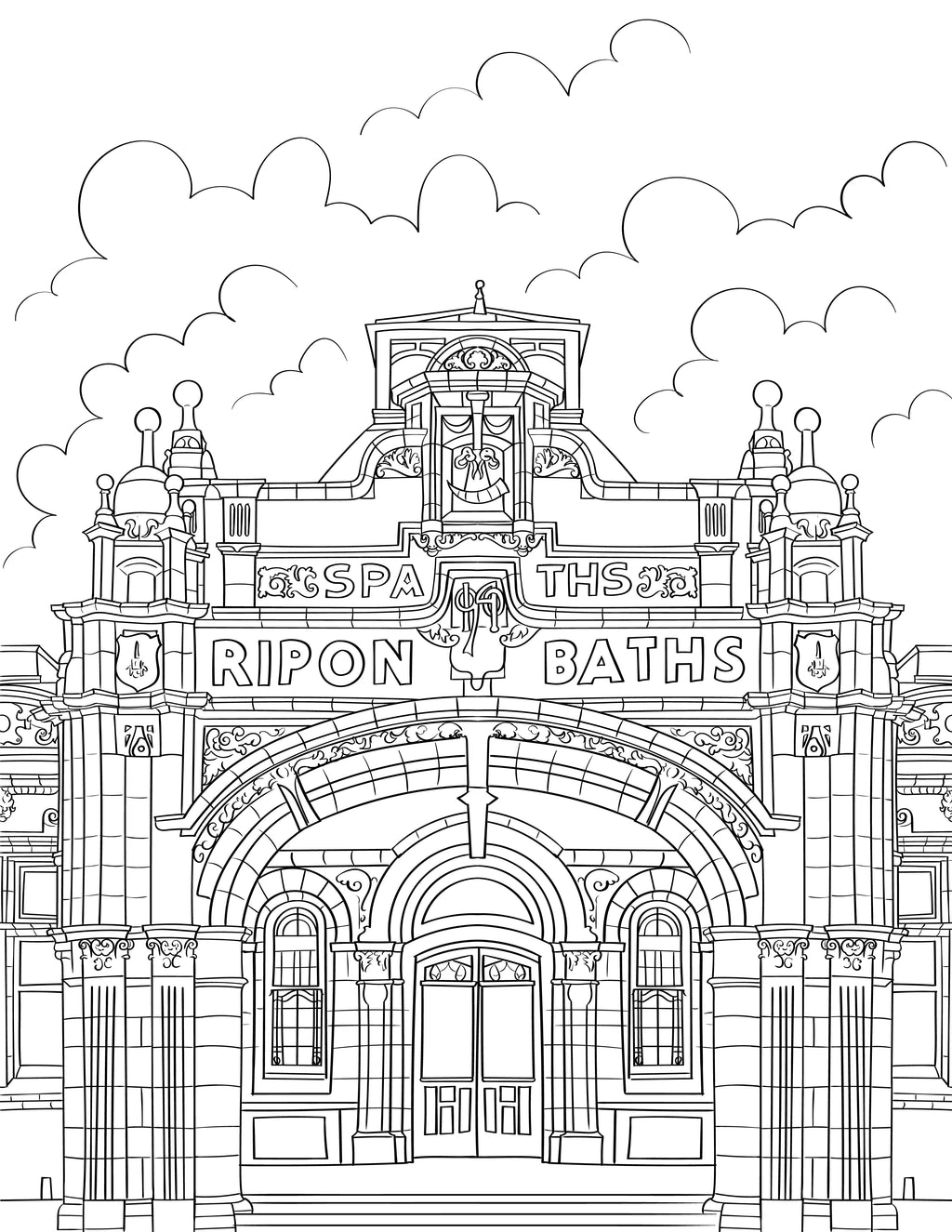 Ripon Colouring Book (A4)