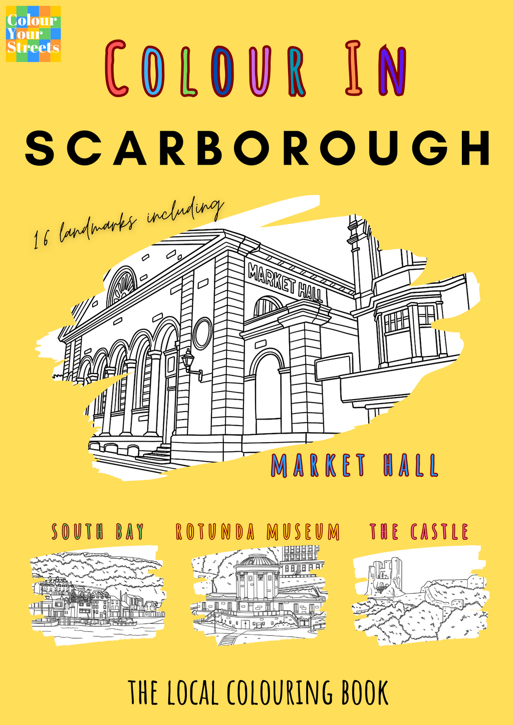 Scarborough Colouring Book (A4)