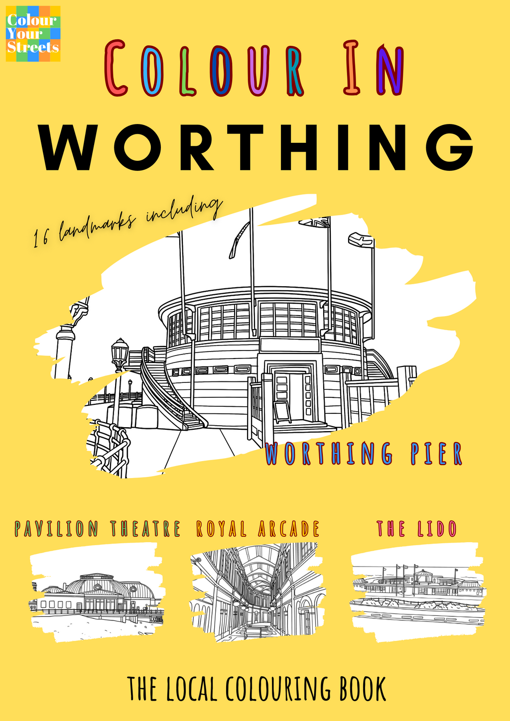 Worthing Colouring Book (A4)