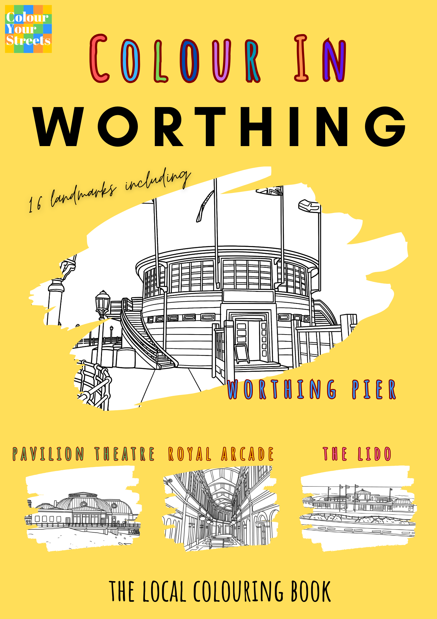 Worthing Colouring Book (A4)