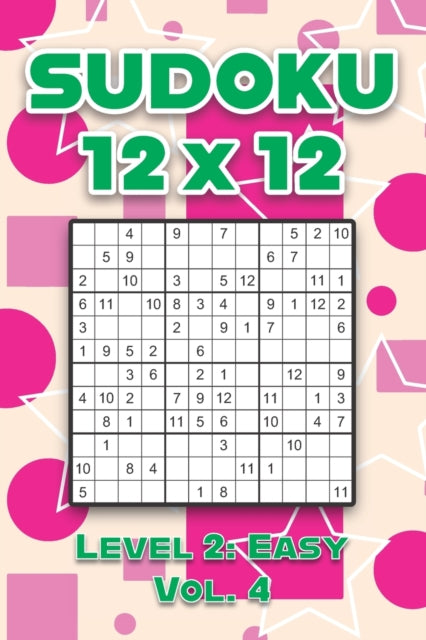 Numerik - Sudoku 12 x 12 Level 2  Easy Vol. 4  Play Sudoku 12x12 Twelv